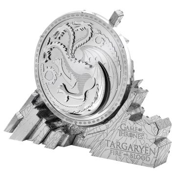 Game of Thrones Targaryen Sigil Iconx Premium Series 3D Laser Cut Metal Earth Puzzle by Fascinations