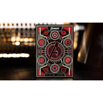 Marvel Avengers: Red Edition Playing Cards by theory11 Infinity Saga Officially Licenced