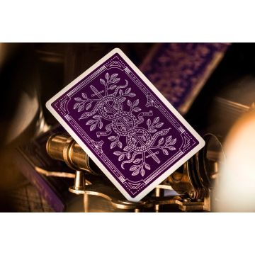 Purple Monarchs Playing Cards by Theory 11