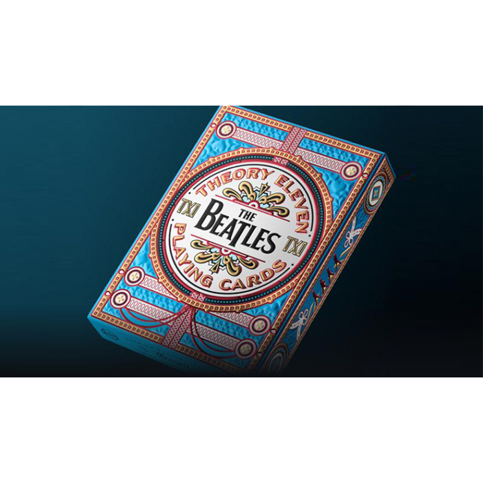 The Beatles (Blue) Playing Cards by theory11`